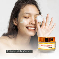 Gluta White Day & Night Cream | Whitening | Anti-Aging | 50g