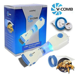Electric V-Comb Anti Lice Machine | Chemical-Free | With Box & Filters