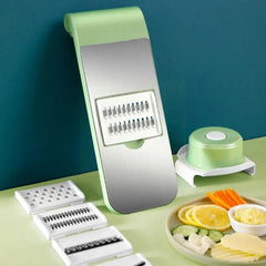 Multifunctional 5-Blade Vegetable Cutter & Grater | Random Colors