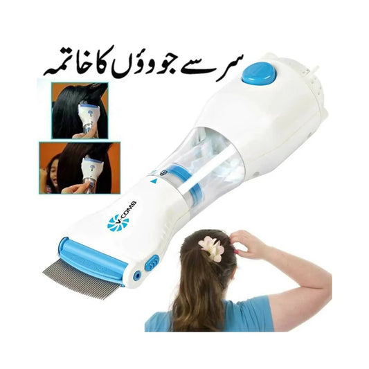 Electric V-Comb Anti Lice Machine | Chemical-Free | With Box & Filters