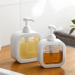 Portable Refillable Soap Dispenser Bottle (300/500ml) | Leak-Proof Pump Bottle for Kitchen, Bathroom, or Shower