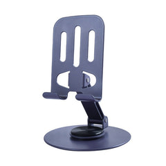 Multi-Angle 360° Rotating Metal Phone & Tablet Stand | Foldable, Universal & Elegant