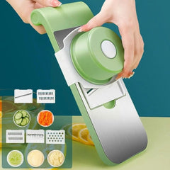 Multifunctional 5-Blade Vegetable Cutter & Grater | Random Colors