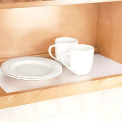 Anti-Slip Fridge & Shelf Mat | Waterproof & Washable Sheet for Kitchen, Drawer, Cabinet Use | White Color