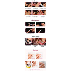 Gender Neutral Press On Nails Pink - Purple Gradient With Butterfly Art & Metal Embellishments In Stiletto Shape