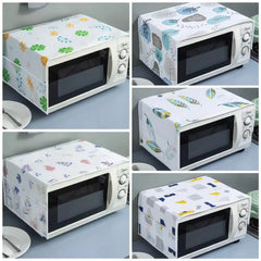 Oven & Microwave Cover Waterproof Oil Dust Protection with Double Side Pockets