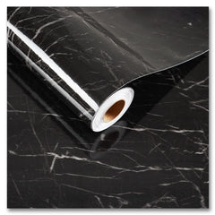 Marble Sheet Sticker | Black & Grey | 60 x 200 cm