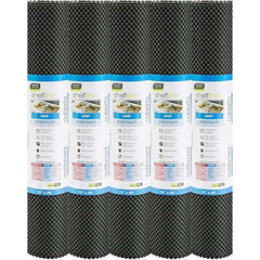 Anti-Slip Fridge & Shelf Mat | Waterproof & Washable Sheet for Kitchen, Drawer, Cabinet Use | Black Color