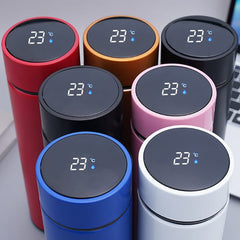 Temperature Display Thermos Water Bottle (Hot & Cold) | 500 ML | Random Colors