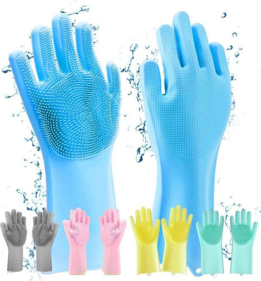 Re-useable Washing Gloves for Kitchen, Bathroom, Car, Pet and Multipurpose Cleaning